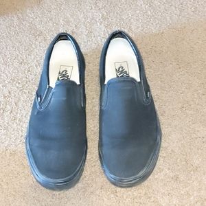 Black Slip on Vans